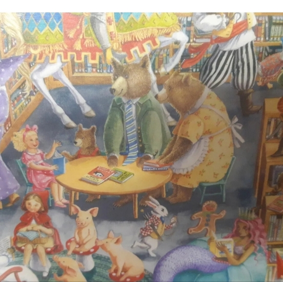 NEW! RAVENSBURGER Midnight at the Library Fairy Tales Little Red Hood 1000 pce - Picture 3 of 4